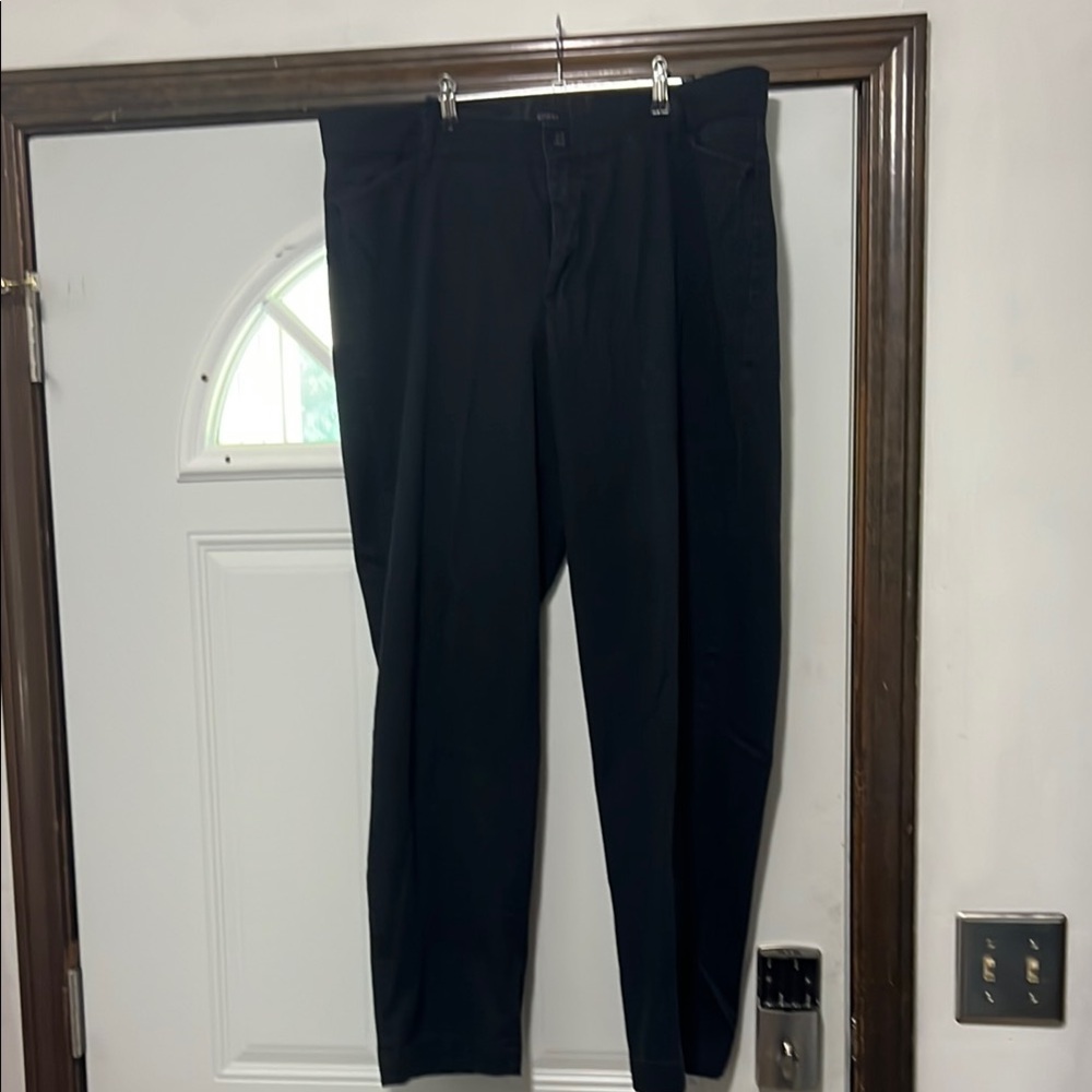 Riders by Lee Black Straight Leg Pants Navy Blue